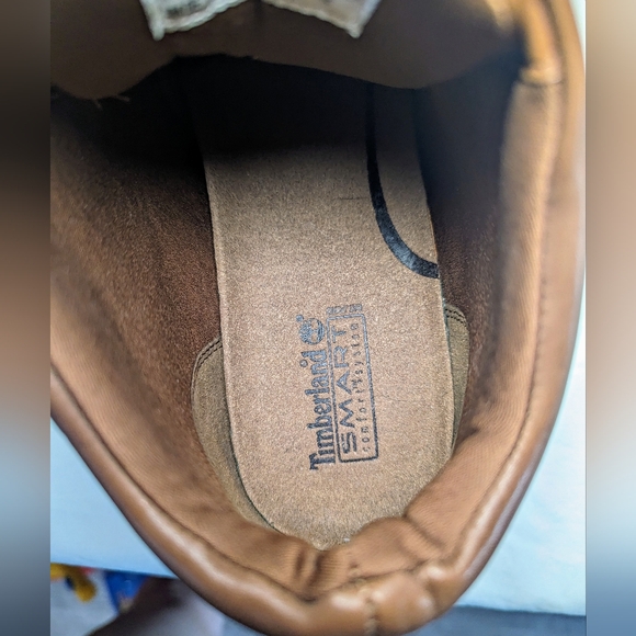 Timberland Smart Casual Shoe Womens Sz 10 M Leather Brown Low Top Boots 76358 - Picture 8 of 9